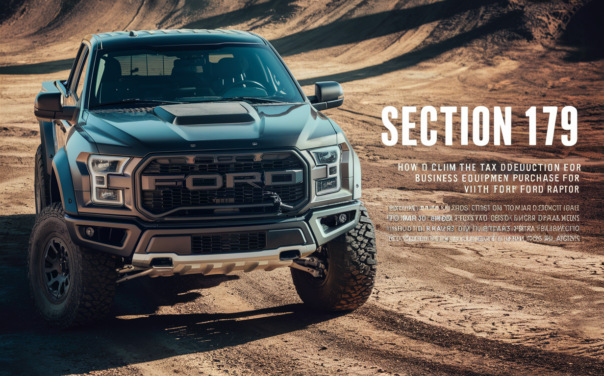 Does a Ford Raptor Qualify for Section 179?